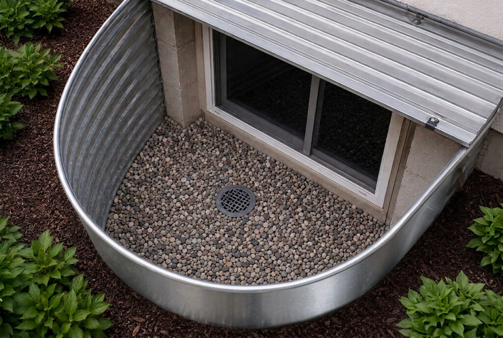 Waterproofing Solution 6: Window Well Drains