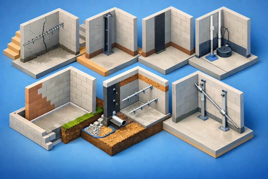 8 Basement Wall Repair Examples Beyond Simple Patching