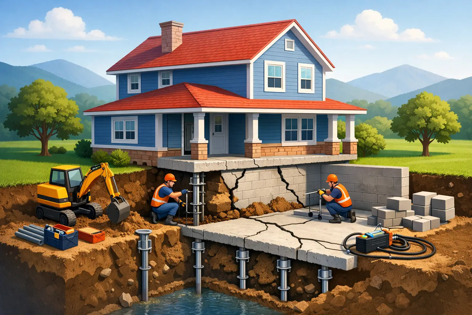Home Foundation Repair Guide for Virginia Homes