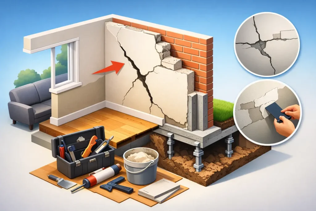 Homeowners Guide to Wall Movement and Repair