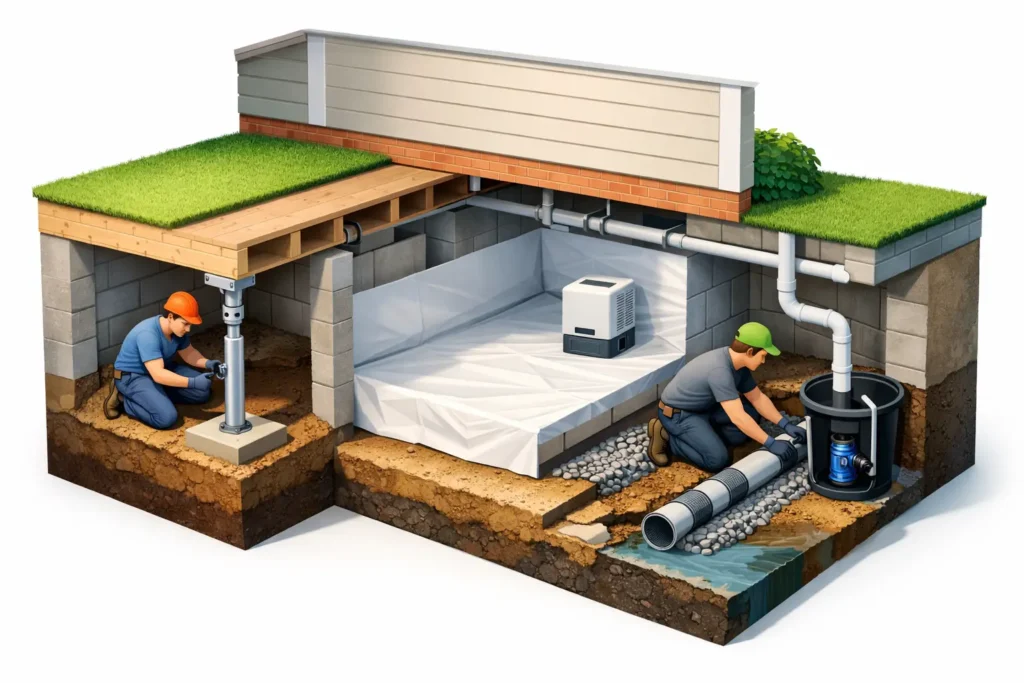 Virginia Crawlspace Repair Examples That Matter