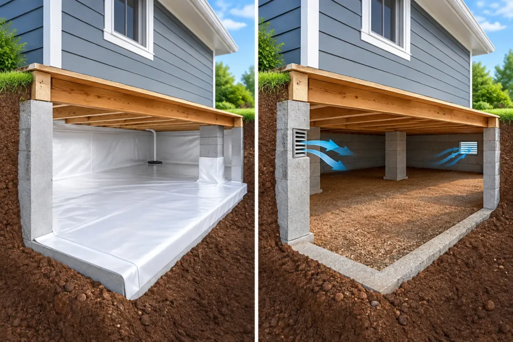 Encapsulation Versus Ventilation for Crawlspaces