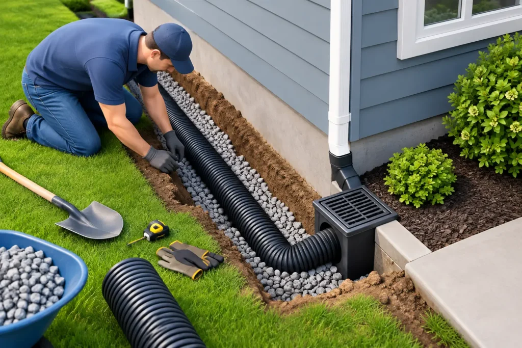 How to Repair Exterior Drainage Around Your Home
