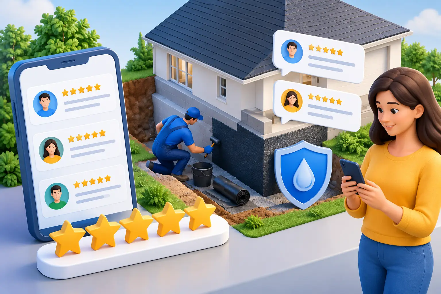 What Waterproofing Company Customer Reviews Reveal