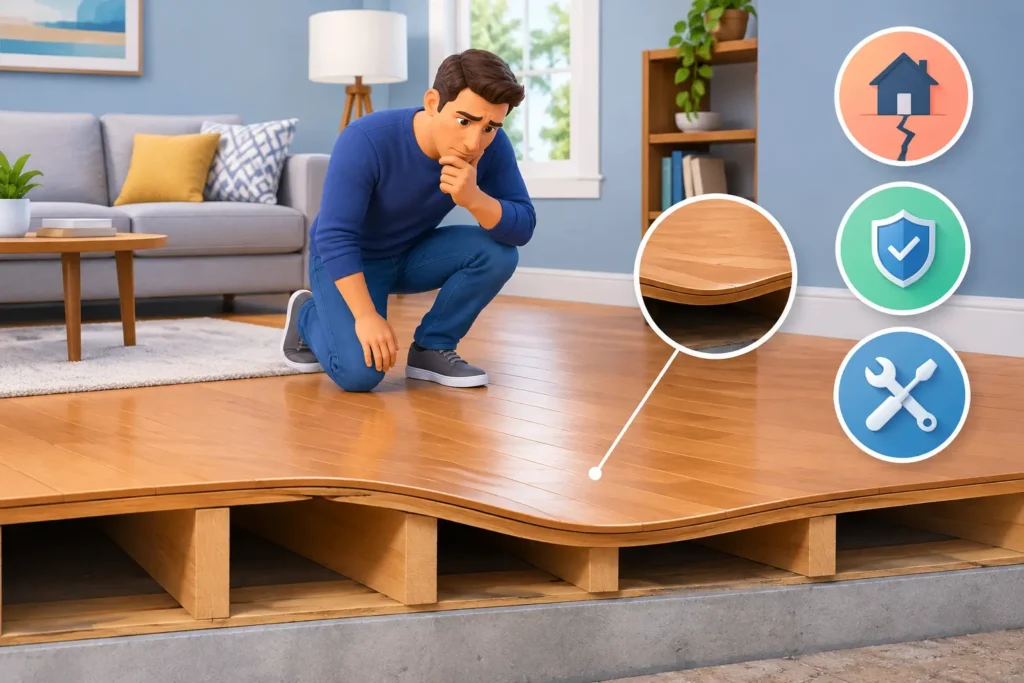 Are Sagging Floors Dangerous? When to Take Action