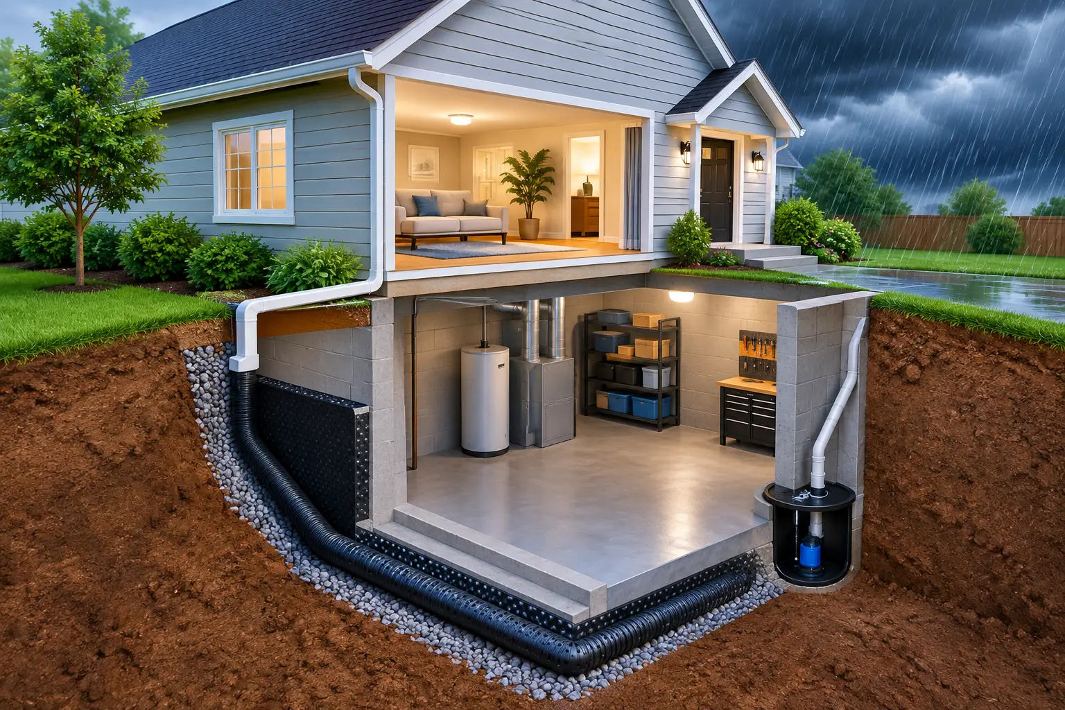 How to Prevent Basement Flooding Before Storms